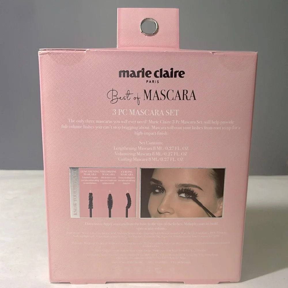 💕🌿Marie Claire Paris Best of Mascara – 3-Piece Mascara Set